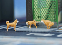 Load image into Gallery viewer, 1:64 Painted Figure Model Miniature Resin Diorama Sand Pet Walk Dog Puppy Toy