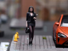 Load image into Gallery viewer, 1:64 Painted Figure Model Miniature Resin Diorama Toy Sand Office Lady Suit Sexy