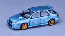 Load image into Gallery viewer, 1:64 Furuya Ice Blue Impreza WRX STI VIII 8 Wagon Model Diecast Metal Car New Collection