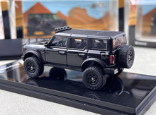 Load image into Gallery viewer, Shadow 1:64 Black Bronco ORV SUV 4 Doors Sports Model Diecast Metal Car New Collection