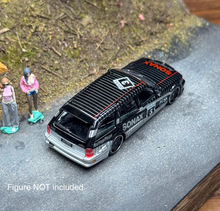 Load image into Gallery viewer, YS 1:64 Black S124 Wagon Widebody Sports Model Diecast Metal Car New Collection