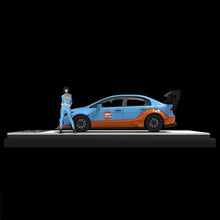 Load image into Gallery viewer, TM 1:64 JDM Civic Type R FD2 Racing Sports Figure Model Diecast Metal Car New
