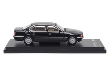 Load image into Gallery viewer, AR 1:64 Black BMW 750iL E38 Luxury Sedan Sports Model Diecast Metal Car New Collection