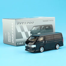 Load image into Gallery viewer, Masdi 1:64 2010 Black Hiace Mini Van MPV Sports Model Diecast Metal Car New Collection