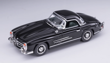 Load image into Gallery viewer, GFCC 1:64 Black Hard Top 1960 300SL Roadster Sports Model Diecast Metal Car
