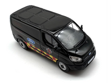 Load image into Gallery viewer, OXFORD 1:76 Black Transit Fire Rescue Vehicle Van Model Diecast Metal Car New Collection