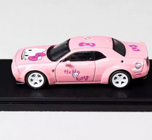Load image into Gallery viewer, FW 1:64 Pink SRT Hellcat Muscle Sports Model Diecast Metal Car BN