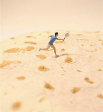 Load image into Gallery viewer, 1:64 Painted Figure Model Miniature Resin Diorama Sand Tennis Sports Outdoor Toy