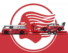 Load image into Gallery viewer, BSC 1:64 VW T1 Civic FD2 GR86 Flatbed Trailer Figure Model Diecast Metal Car