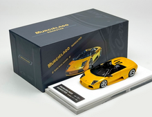 Load image into Gallery viewer, 1:64 CL Yellow Murcielago Roadster Convertible Model Diecast Resin Car New Collection