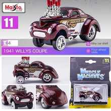 Load image into Gallery viewer, Maisto 1:64 1941 Willys Coupe Racing Sports Model Toy Diecast Metal Car BN