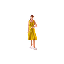 Load image into Gallery viewer, 1:64 Painted Figure Model Miniature Resin Diorama Yellow Dress Lady Suit Man Toy New
