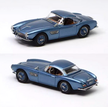 Load image into Gallery viewer, GFCC 1:64 Ice Blue 1957 507 Hard Top Classic Sport Model Diecast Metal Car New Collection