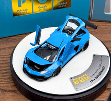 Load image into Gallery viewer, PGM 1:64 Blue Aventador LP700-4 LB Round Sports Model Diecast Metal Car New Collection