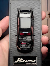 Load image into Gallery viewer, MT 1:64 Black Civic Type R FD2 JS Racing Sports Model Diecast Metal Car New Collection
