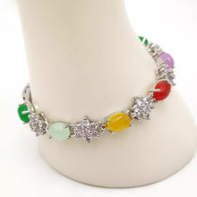 Load image into Gallery viewer, Nature Jade Beaded Bracelet Jewelry Blessing Lucky Fortune Gift For Her Fashion