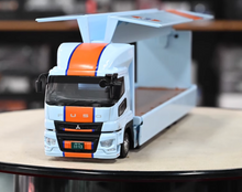 Load image into Gallery viewer, Tarmac 1:64 Fuso Blue Gulf Racing Truck Model Diecast Metal Car New Collection