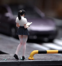 Load image into Gallery viewer, 1:64 Painted Figure Model Miniature Resin Diorama Pretty Girl Beauty Mini Skirt