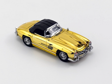 Load image into Gallery viewer, YS 1:64 Plating Gold 300SL W198 Convertible Sports Model Diecast Metal Car New Collection