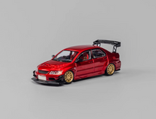 Load image into Gallery viewer, CM 1:64 Red JDM Lancer Evo 9 IX Voltex Sports Model Diecast Metal Car New Collection