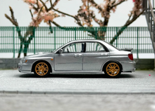 Load image into Gallery viewer, 1:64 Furuya Silver Impreza WRX STI VII 7 Sedan Sport Model Diecast Metal Car