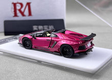 Load image into Gallery viewer, RM 1:64 Purple Aventador LP700-4 LBWK Sports Model Diecast Metal Car New Collection