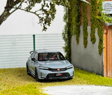 Load image into Gallery viewer, Hobby Japan 1:64 JDM Gray Civic Type R FL5 Engine Model Diecast Metal Car New
