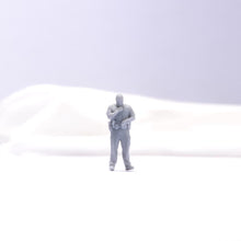 Load image into Gallery viewer, 1:64 Painted Unpainted Figure Model Miniature Resin Diorama Sand Policeman Pager New