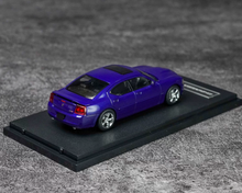 Load image into Gallery viewer, Rollin 1:64 Blue 2008 Charger SRT Sedan Sports Model Diecast Metal Car New Collection