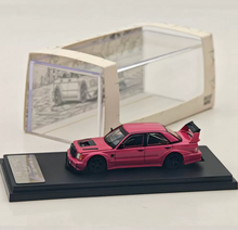Load image into Gallery viewer, RM 1:64 Pink 190E W201 Sedan Widebody Sports Model Diecast Metal Car New Collection