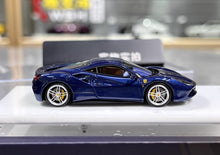 Load image into Gallery viewer, 1:64 CL Blue 488 GTB Hard Top Sports Model Diecast Resin Car New Collection