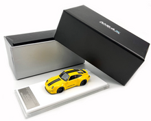 Load image into Gallery viewer, MY64 1:64 Yellow Gnuther Werks 911 400R Sports Model Diecast Resin Car New Collection