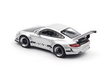 Load image into Gallery viewer, Poprace 1:64 Silver RWB 997 Racing Sports Model Diecast Metal Car New Collection