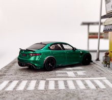 Load image into Gallery viewer, BBR 1:64 Green Romeo Giulia GTA Spoiler Sports Diecast Model Metal Car New