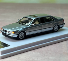 Load image into Gallery viewer, DCM 1:64 Silver 1998-01 E38 L7 728il Luxury Sedan Model Diecast Metal Car New