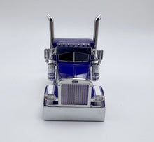 Load image into Gallery viewer, 1:64 596 Blue White Peterbilt W983 379 Truck Tractor Model Diecast Metal Car