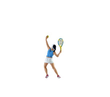 Load image into Gallery viewer, 1:64 Painted Figure Mini Model Miniature Resin Diorama Sport Tennis Lady Man Set