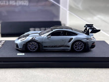 Load image into Gallery viewer, TM 1:64 Gray 911 992 GT3 RS Sports Model Diecast Metal Car New Collection