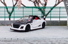 Load image into Gallery viewer, Mortal 1:64 White S660 Mugen Convertible Sports Model Diecast Metal Car New