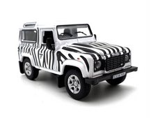 Load image into Gallery viewer, 1:76 Zebra Land Rover Defender 90 Sports SUV ORV Model Diecast Metal Car New Collection