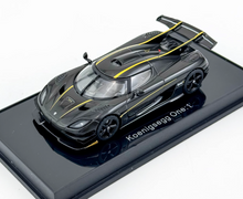 Load image into Gallery viewer, AUTOart 1:64 Black One 1 Super Racing Sports Model Car ABS New Collection