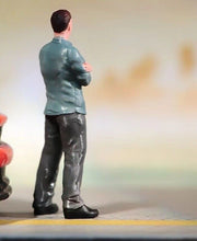 Load image into Gallery viewer, 1:64 Painted Figure Model Miniature Resin Diorama Sand Racer Standing Man Toy New Collection