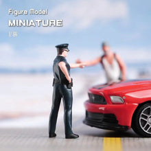 Load image into Gallery viewer, 1:64 Painted Figure Model Miniature Resin Diorama Sand Policeman Cop Officers New Collection