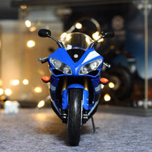 Load image into Gallery viewer, WELLY Blue 1:10 YZF R1 Sports Racing Heavy Model Diecast Metal Motorcycle
