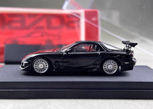 Load image into Gallery viewer, Mortal 1:64 Black RX-7 FD Veilside Sports Model Diecast Metal Car New Collection