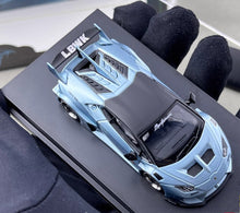 Load image into Gallery viewer, MJ 1:64 Ice Blue Huracan LP610 GT Sports Model Diecast Metal Car New Collection