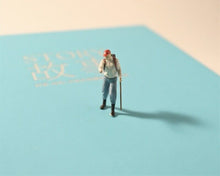 Load image into Gallery viewer, 1:64 Painted Figure Model Miniature Resin Diorama Sand Outdoor Explore Hiking
