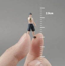 Load image into Gallery viewer, 1:64 Painted Figure Mini Model Miniature Resin Diorama Shirtless Man Hold Wine New Collection