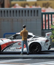 Load image into Gallery viewer, 1:64 Painted Figure Mini Model Toy Miniature Car Scenes Resin Caual Thinking Man