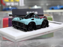 Load image into Gallery viewer, 1:64 YM Blue 760 LH Mini Cute Q Sports Model Diecast Resin Car New Collection